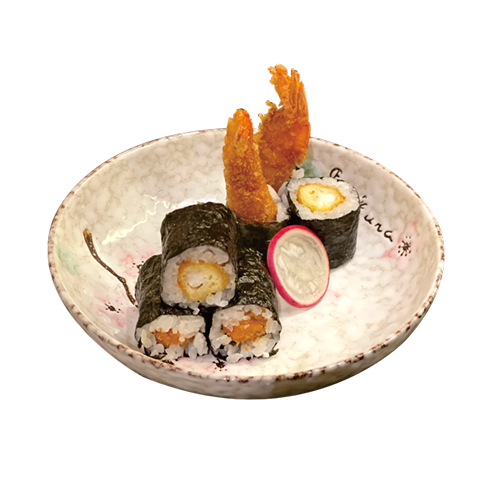 Maki de llagostí arrebosat