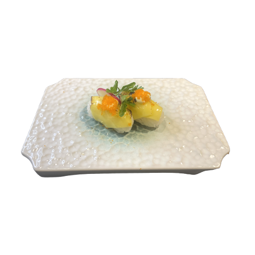 Nigiri de formatge flambejat