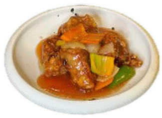 040. Costillas con Salsa Agridulce