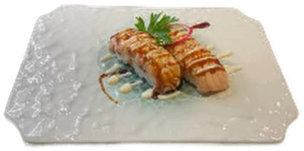 100. Nigiri de Salmón Flambeado