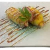 104. Nigiri de Langostino Con Queso Flambeado