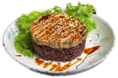 147. Tartar de Atún Con Arroz Negro