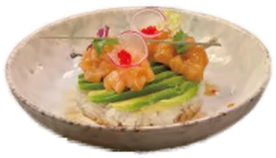 148. Tartar de Salmón Con Aguacate